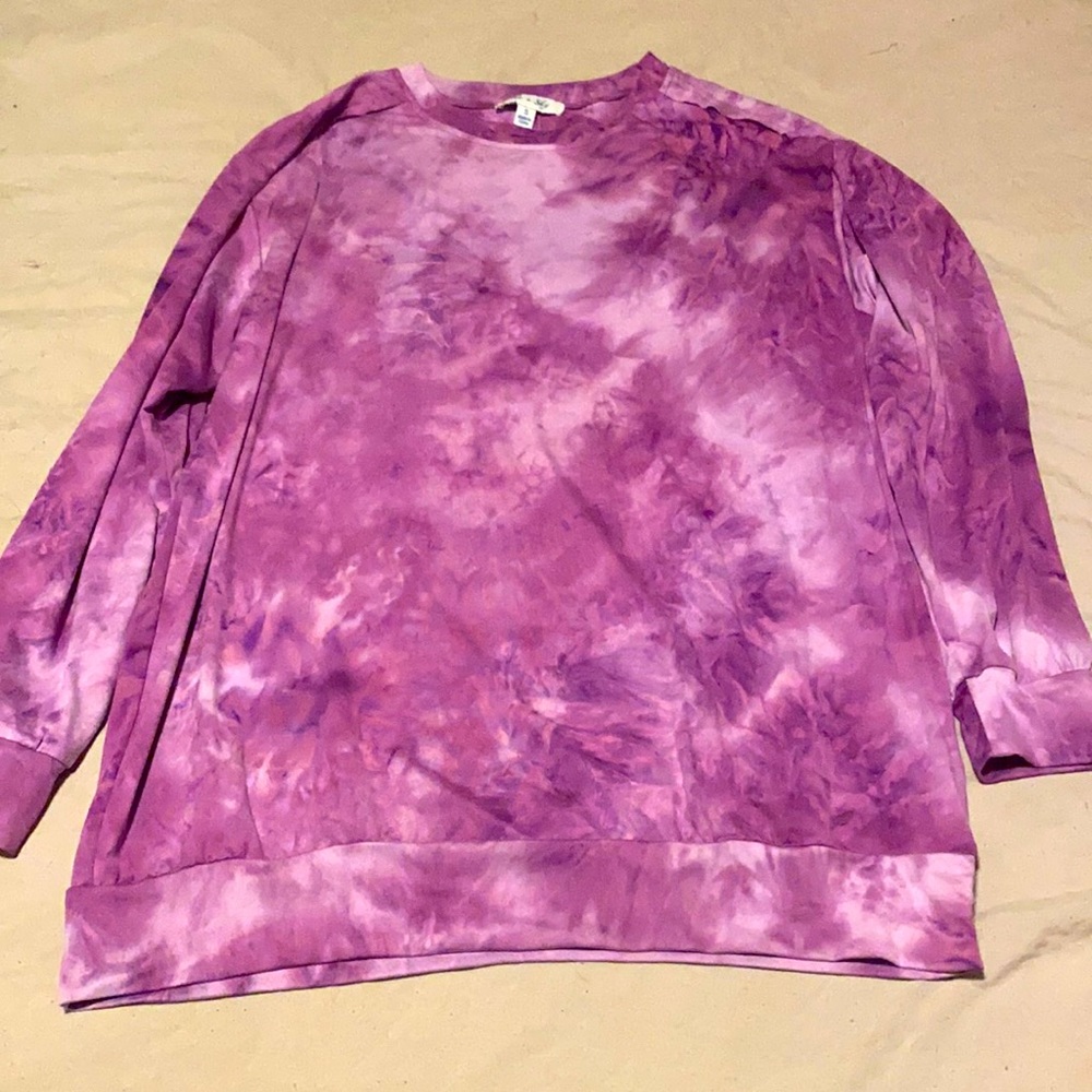 Purple Tie Dye Sweater